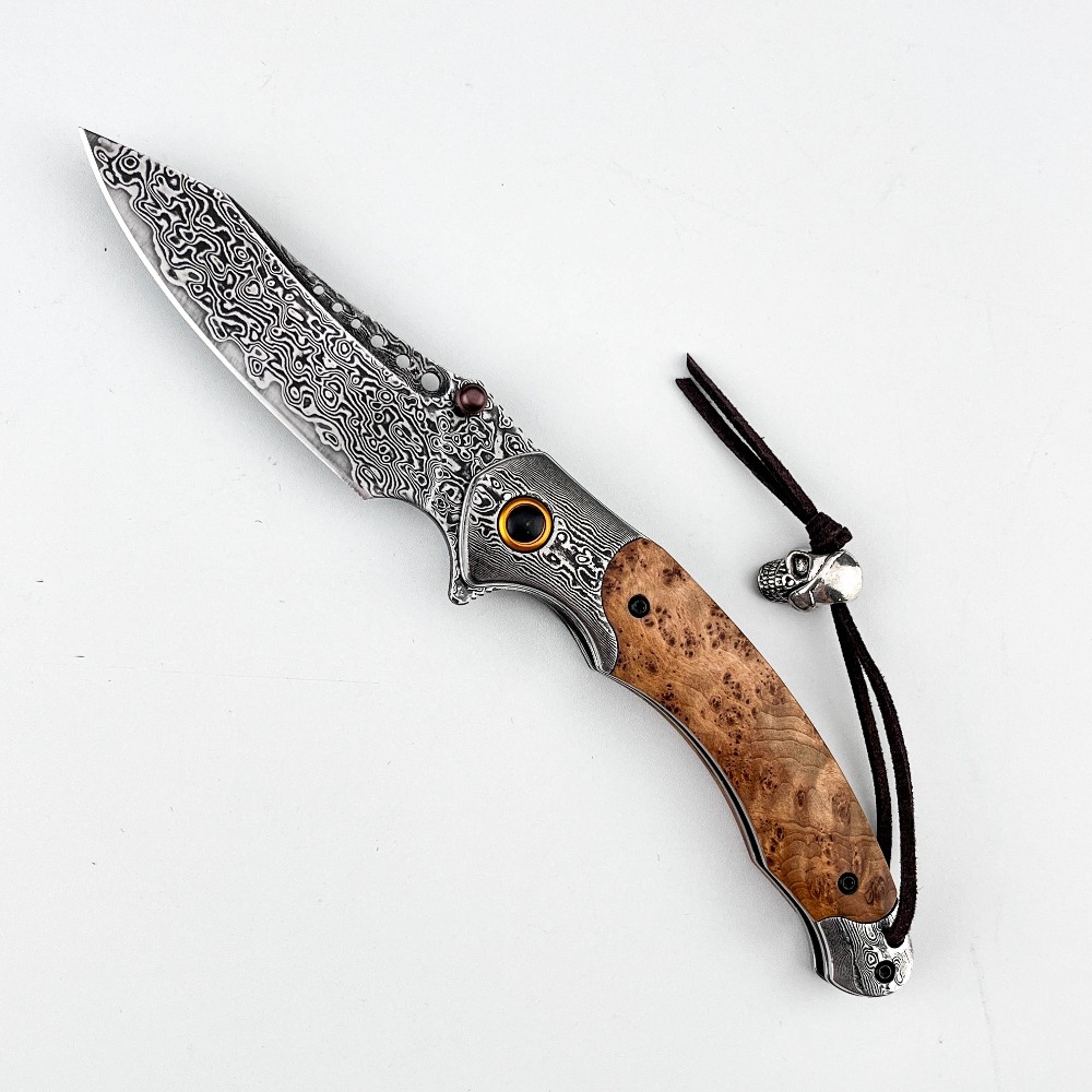 Vintage Collectible Knives - Cuchillo Plegable de Alta Dureza con