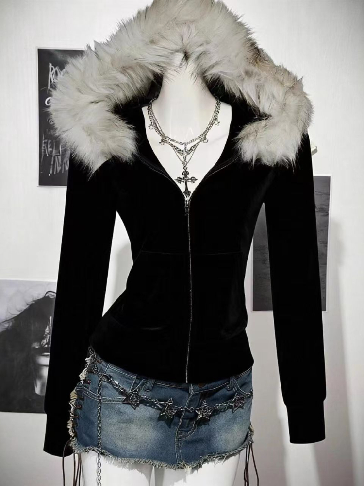 Vintage Zip Hoodie - 2026 Chaqueta con Capucha y Cuello