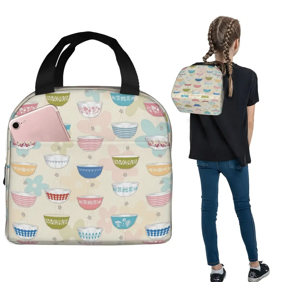 Vintage Collectible Pyrex - Colección de Tazones Vintage Pyrex, Bolsa