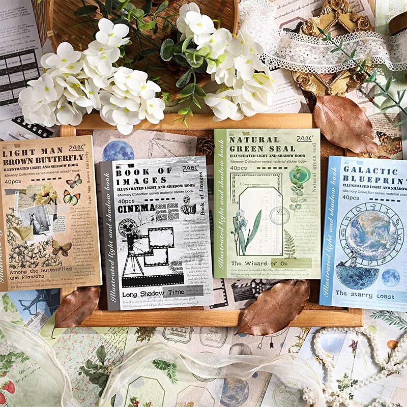 Vintage Collectible Books - Libro de Pegatinas de la Serie