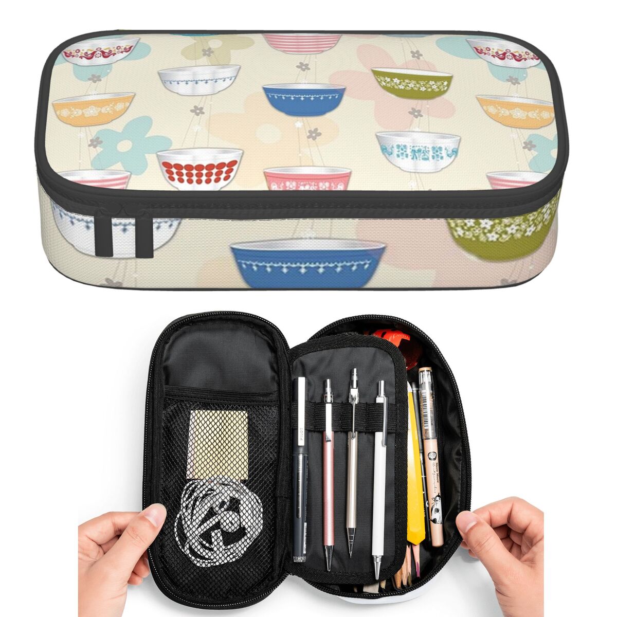 Vintage Collectible Pyrex - Colección de estuches para lápices Vintage