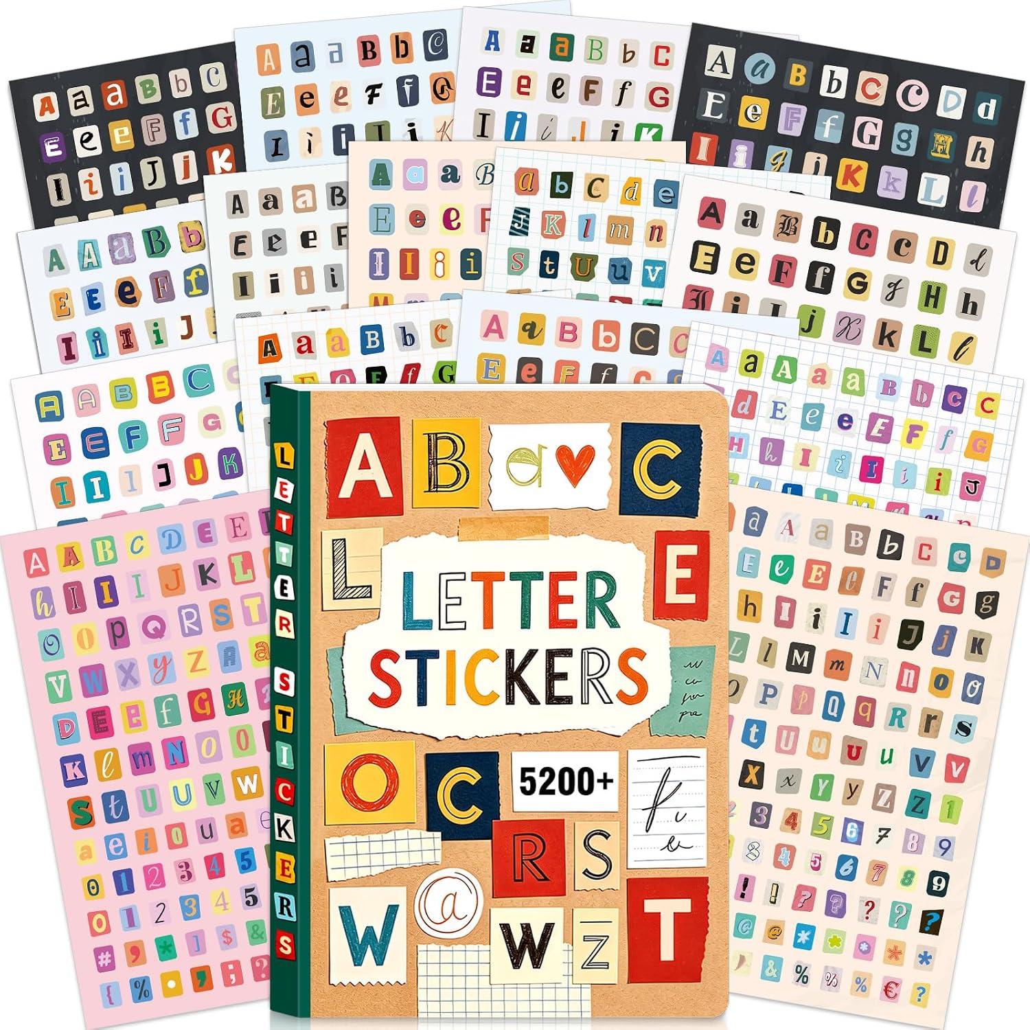 5200+ Pegatinas Autoadhesivas  - Vintage Collectible Books reseña y precio
