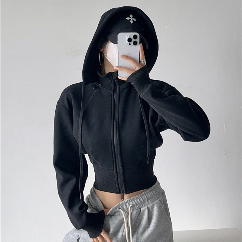 Sudadera con capucha corta par - Vintage Zip Hoodie reseña y precio