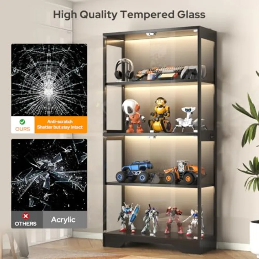 Vitrina con puertas de cristal - Collectible & Vintage Dolls For Halloween reseña y precio