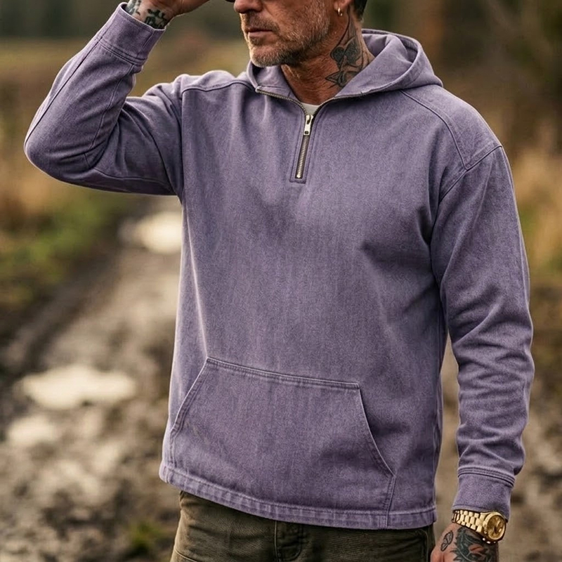 Camisetas Polo con Capucha de  - Vintage Zip Hoodie reseña y precio