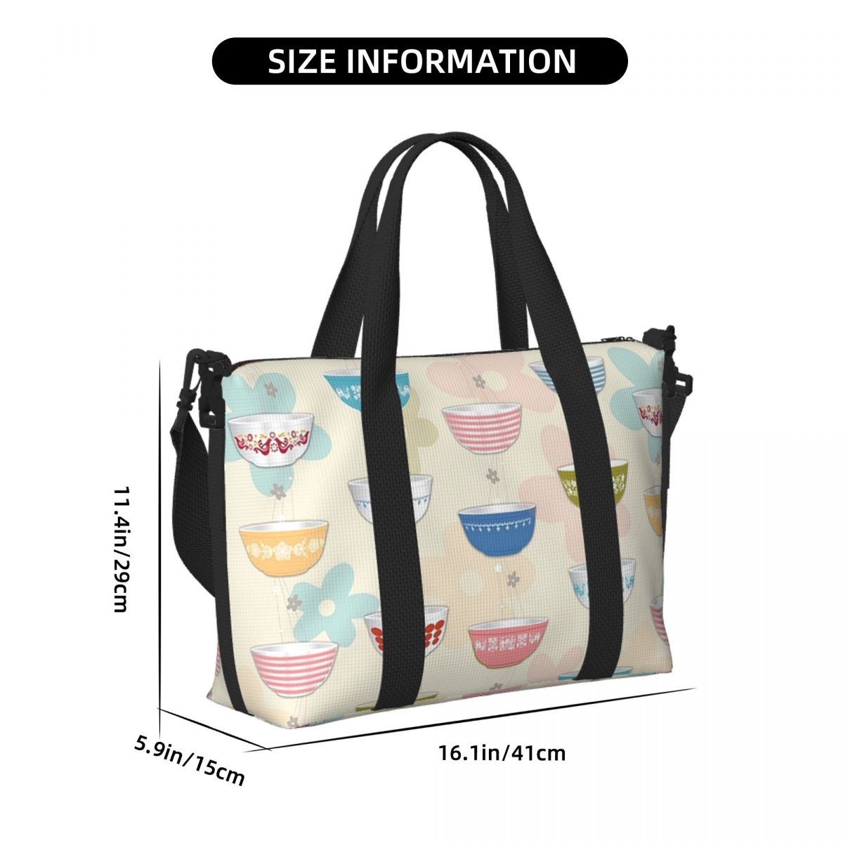 Bolsa de viaje de playa de col - Vintage Collectible Pyrex reseña y precio