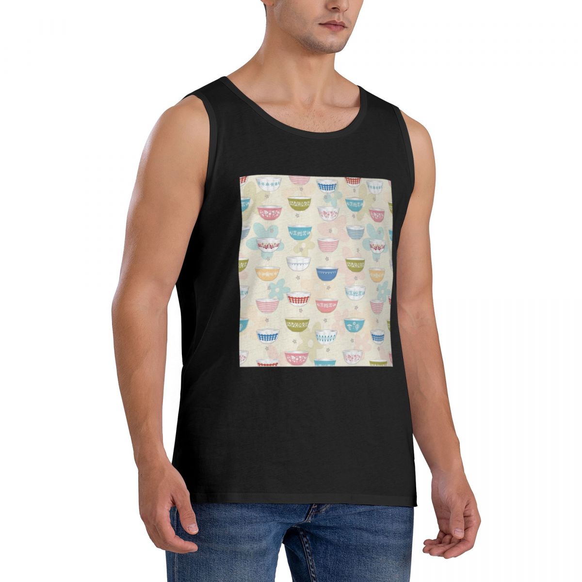 Camiseta sin mangas 100% algod - Vintage Collectible Pyrex reseña y precio