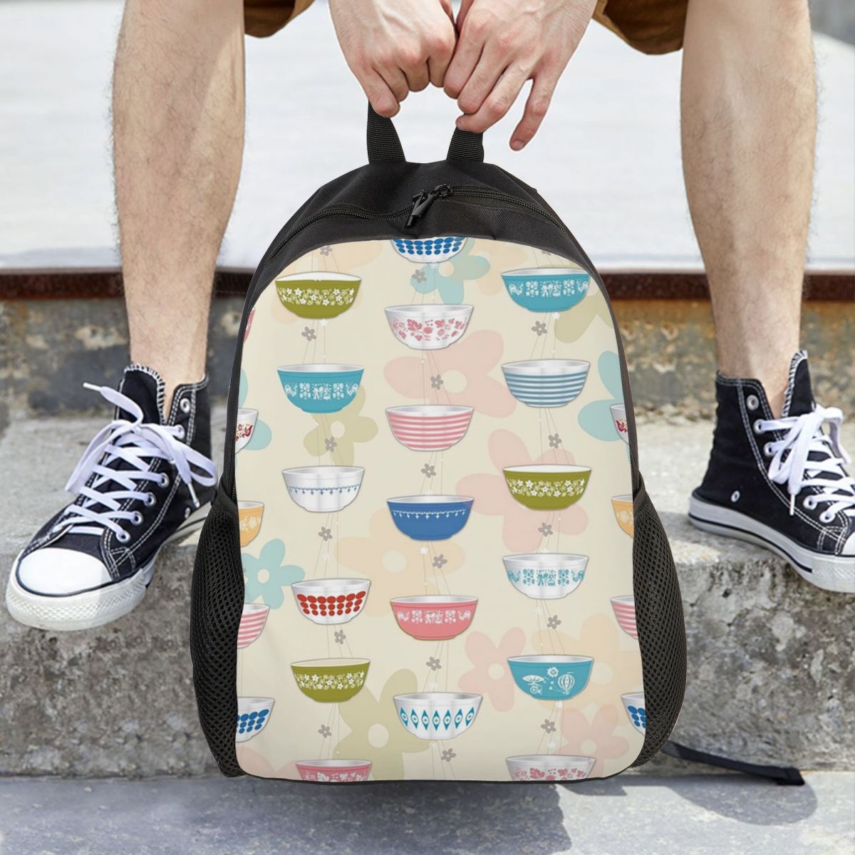 Mochila Vintage Pyrex Bowls Co - Vintage Collectible Pyrex reseña y precio
