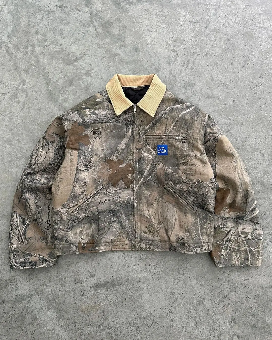 Otoño e Invierno camuflaje de  - Vintage Zip Hoodie reseña y precio