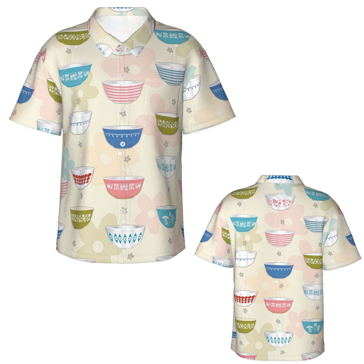 Camisas Hawaianas Vintage con  - Vintage Collectible Pyrex reseña y precio