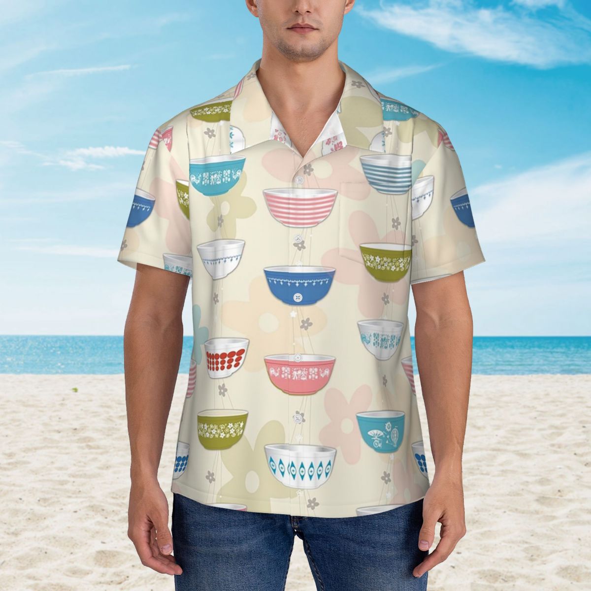 Camisas Hawaianas Vintage con  - Vintage Collectible Pyrex reseña y precio