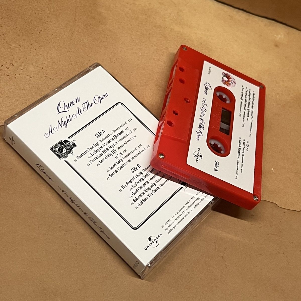 Cinta de Cassette Roja, Música - Vintage And Collectible reseña y precio