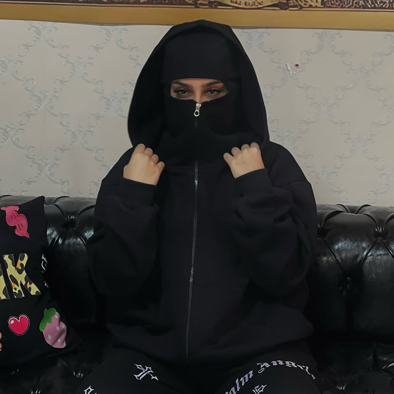 Sudadera con capucha holgada H - Vintage Zip Hoodie reseña y precio
