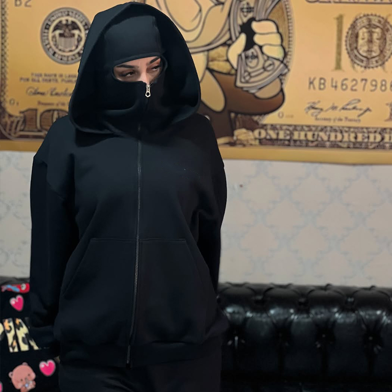 Sudadera con capucha holgada H - Vintage Zip Hoodie reseña y precio