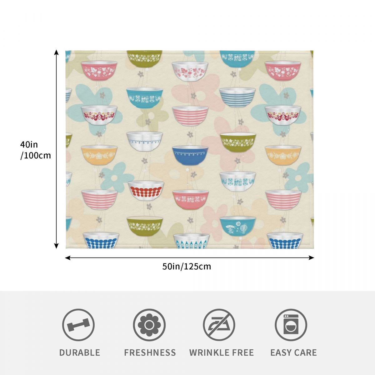 Manta de Colección Vintage Pyr - Vintage Collectible Pyrex reseña y precio